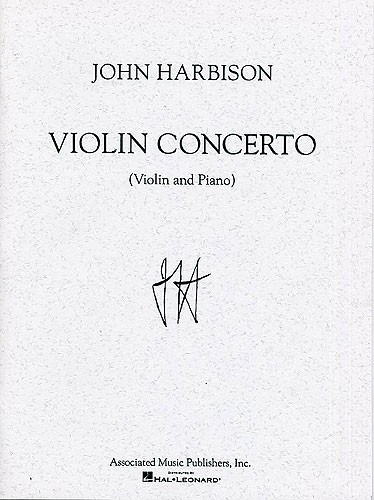 John Harbison: Violin Concerto (Violin And Piano)