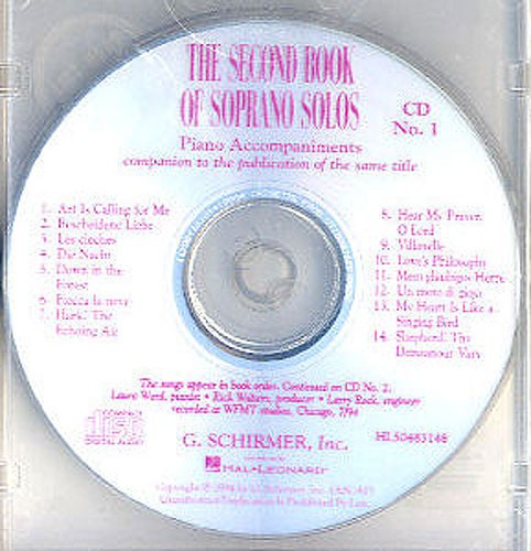 The Second Book Of Soprano Solos - Accompanying CD Set 2 (2 CDs)