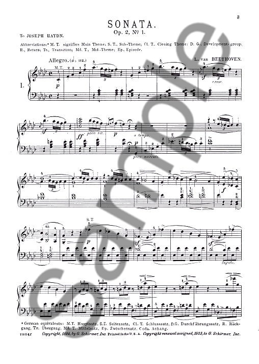 Ludwig Van Beethoven: Sonatas For The Piano Book I