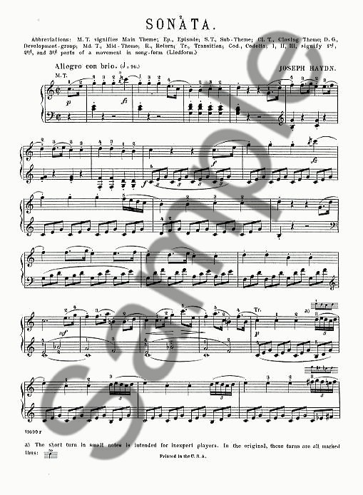 Sonata Album For The Piano - Book 1