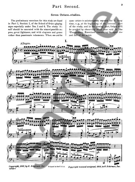 Theodor Kullak: School Of Octave Playing Op.48 Book 2