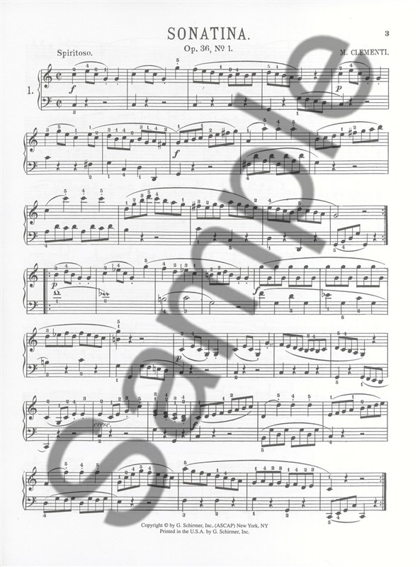 Muzio Clementi: Six Sonatinas Op.36