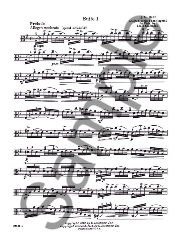 J.S. Bach: Six Suites For The Viola