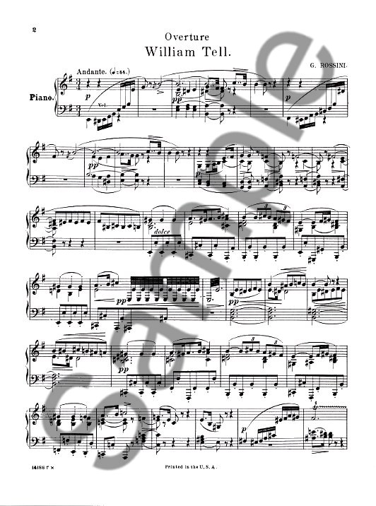 Gioacchino Rossini: William Tell Overture (Piano Solo)
