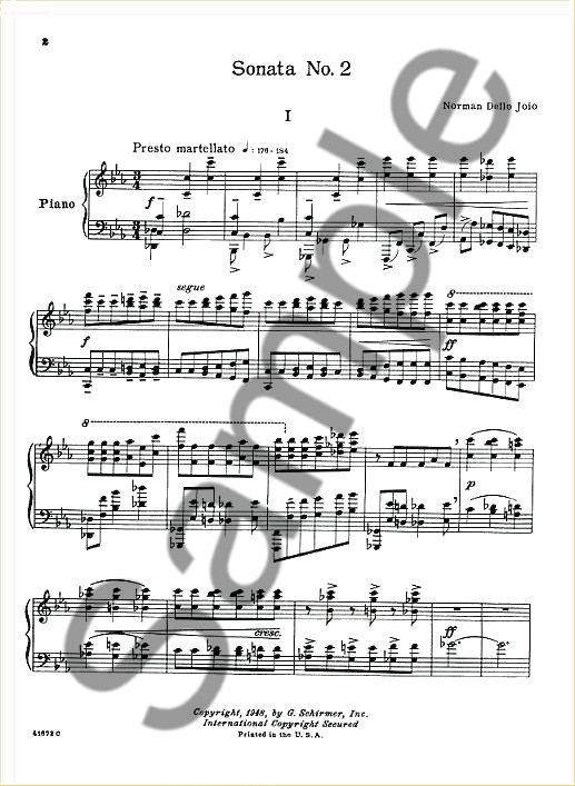 Norman Dello Joio: Piano Sonata No.2