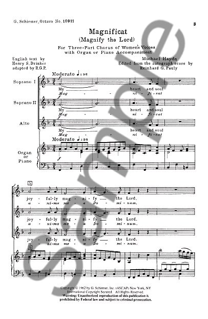 Michael Haydn: Magnificat