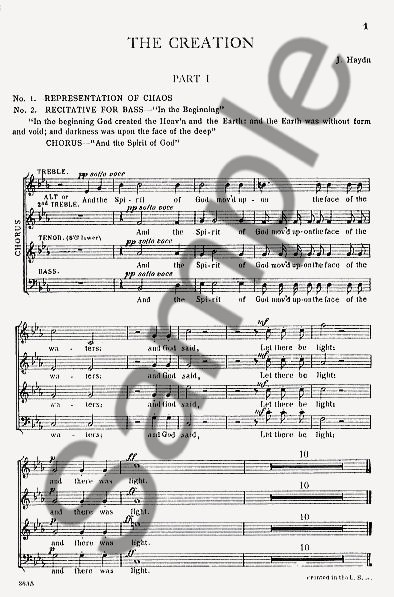 Joseph Haydn: The Creation (Chorus Part)