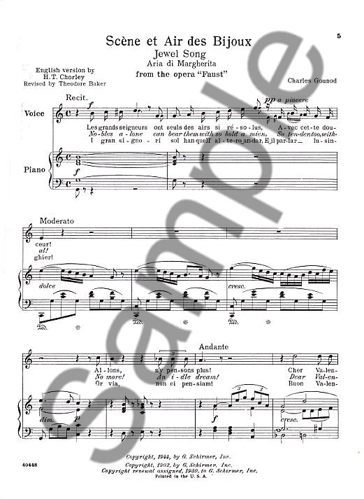 Fifteen Arias For Coloratura Soprano