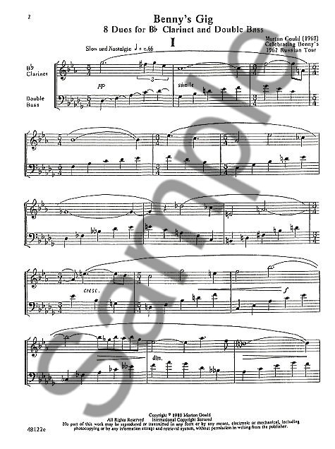 Morton Gould: Benny's Gig