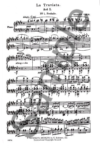Giuseppe Verdi: La Traviata (Vocal Score)