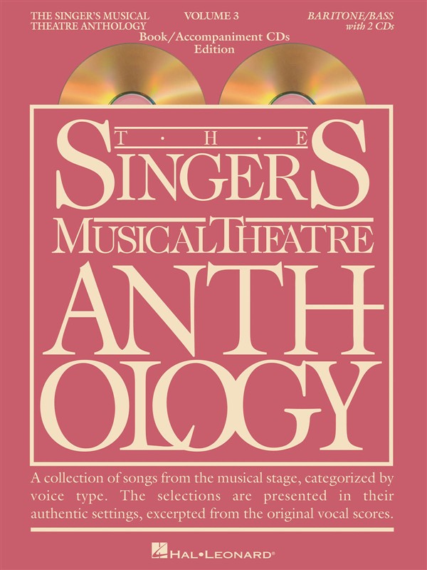 The Singer's Musical Theatre Anthology - Volume 3 (Baritone/Bass) Book/2CDs
