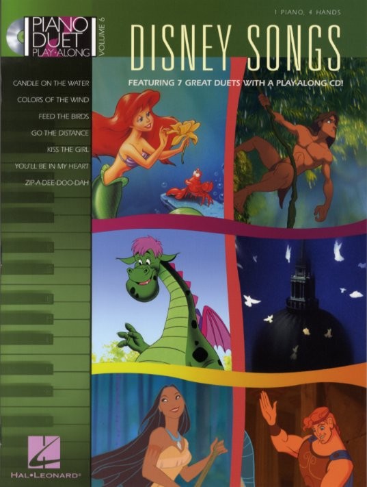 Piano Duet Play-Along Volume 6: Disney Songs