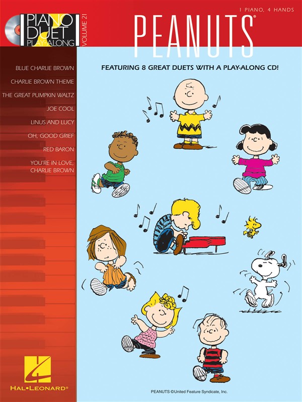 Piano Duet Play-Along Volume 21: Peanuts