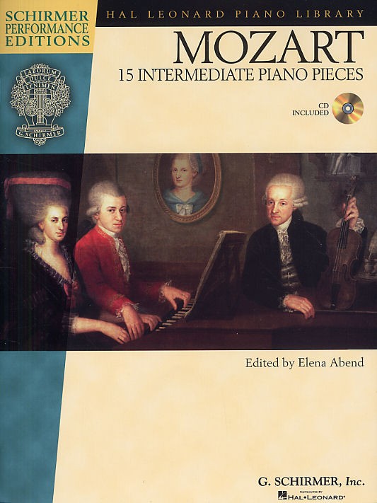 W.A. Mozart: 15 Intermediate Piano Pieces