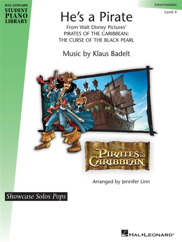 He's A Pirate: Hal Leonard Student Piano Library Showcase Solo - Level 4