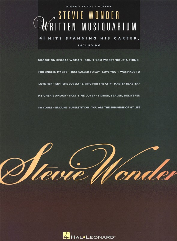 Stevie Wonder: Written Musiquarium