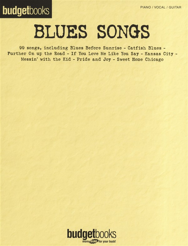 Budget Books: Blues Songs