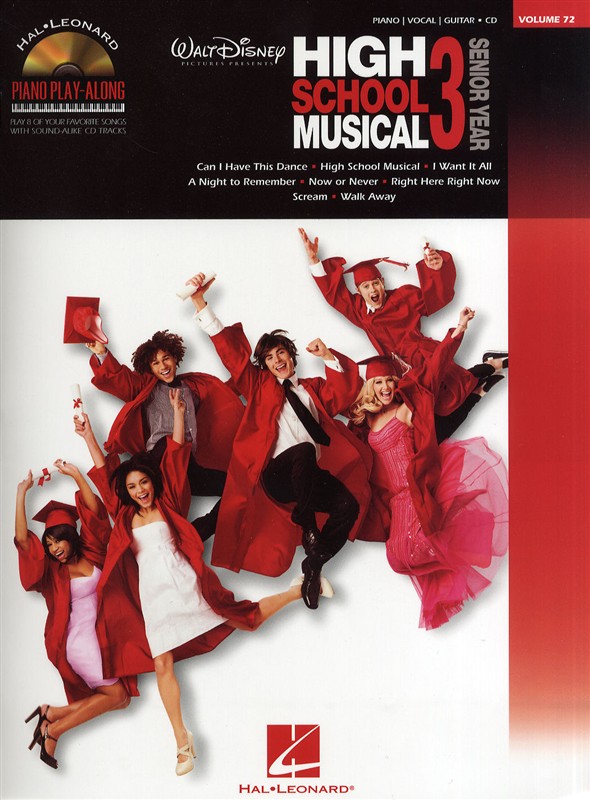 Piano Play-Along Volume 72: High School Musical 3