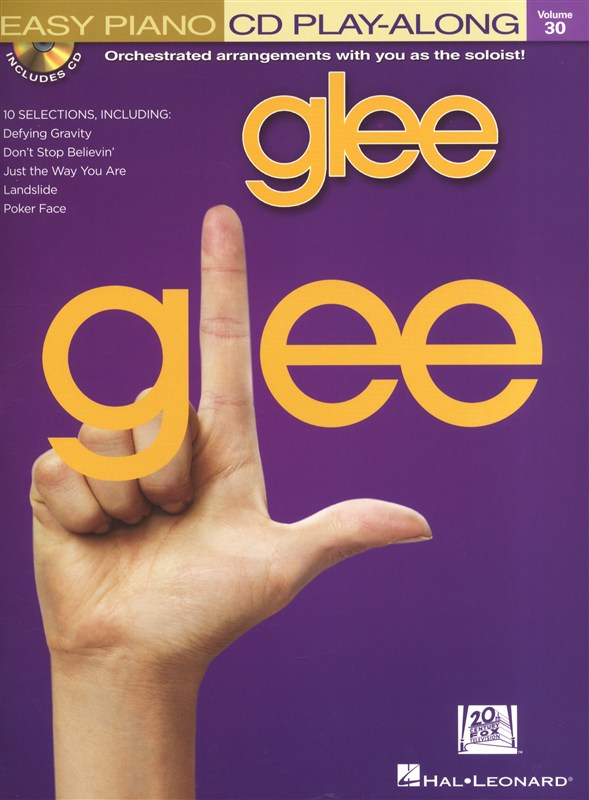 Easy Piano CD Play-Along Volume 30: Glee