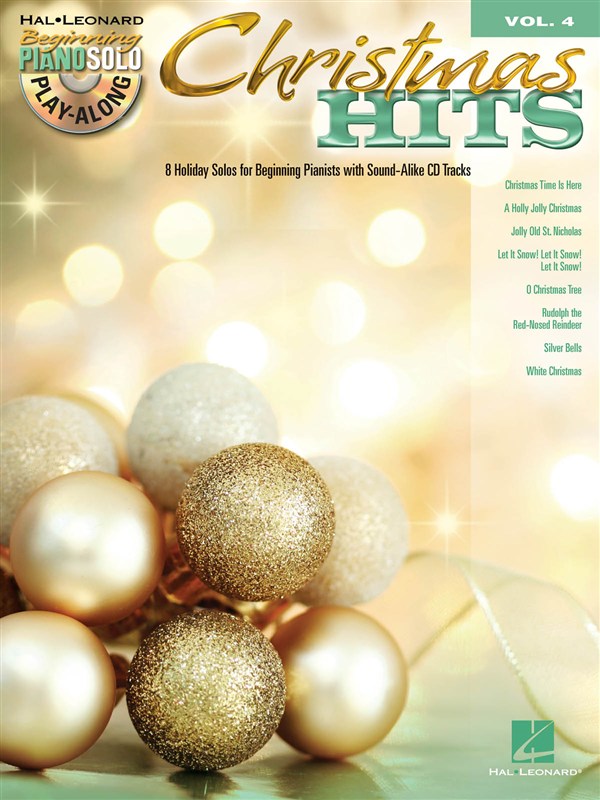 Beginning Piano Solo Play-Along Volume 4: Christmas Hits