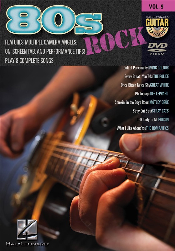 Guitar Play-Along DVD Volume 9: 80s Rock