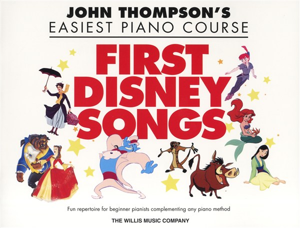 John Thompson's Easiest Piano Course: First Disney Songs