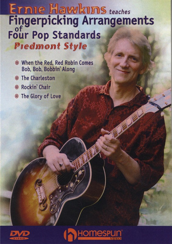 Ernie Hawkins: Fingerpicking Arrangements Of Four Popular Standards - Piedmont S