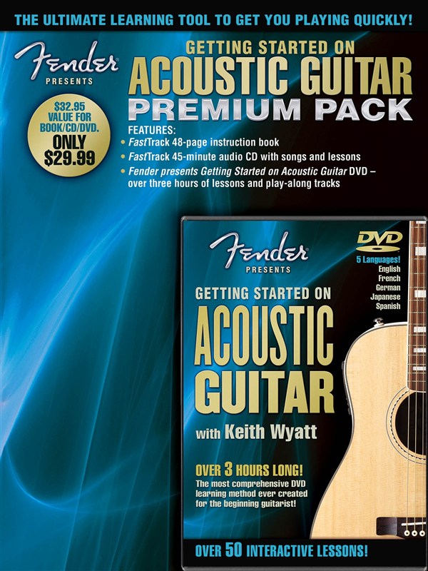 Fender Presents: Getting Started On Acoustic Guitar - Premium Pack