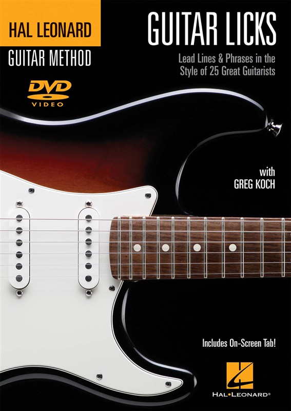 Greg Koch: Guitar Licks - Lead Lines And Phrases In The Style Of 25 Great Guitar