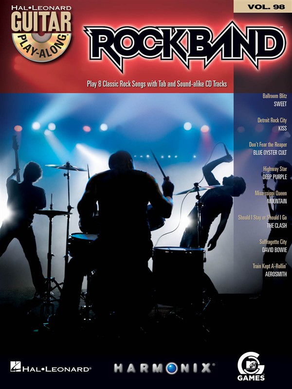 Guitar Play-Along Volume 98: Rock Band