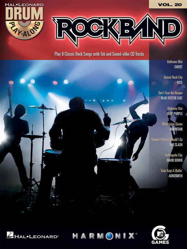 Drum Play-Along Volume 20: Rock Band