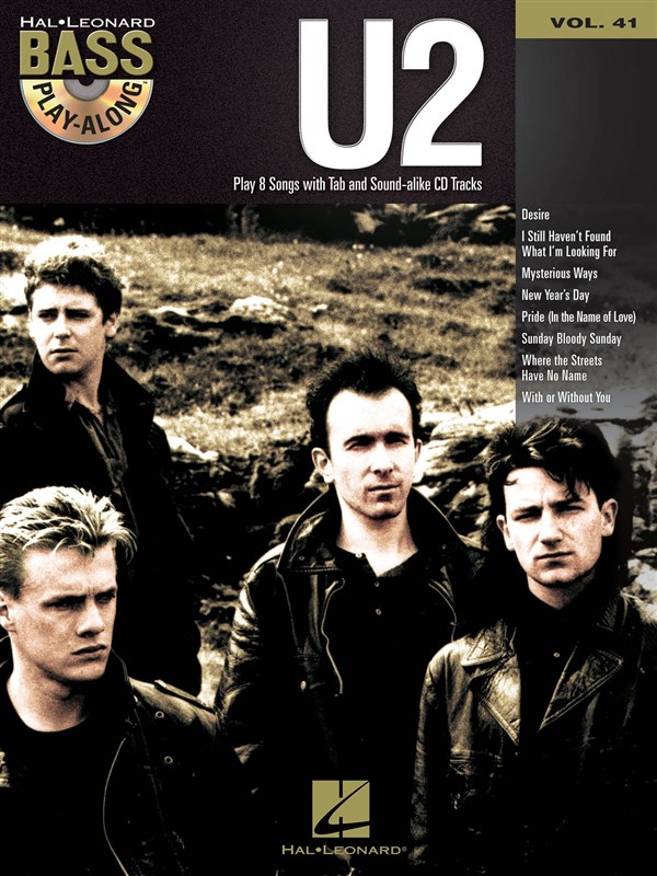 Bass Play-Along Volume 41: U2