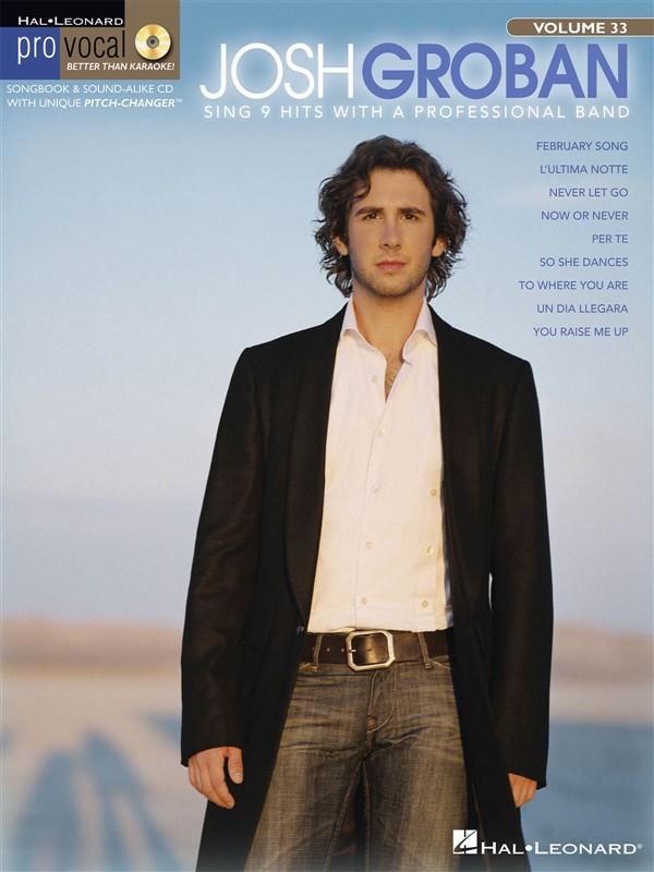 Pro Vocal Men's Edition Volume 33: Josh Groban