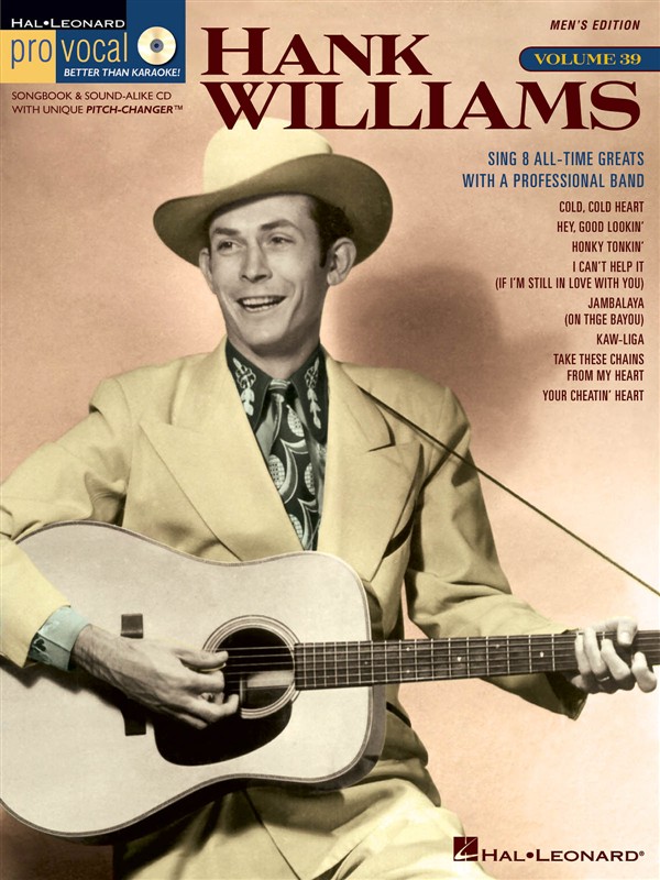 Pro Vocal Vol.39: Hank Williams (Men's Edition)