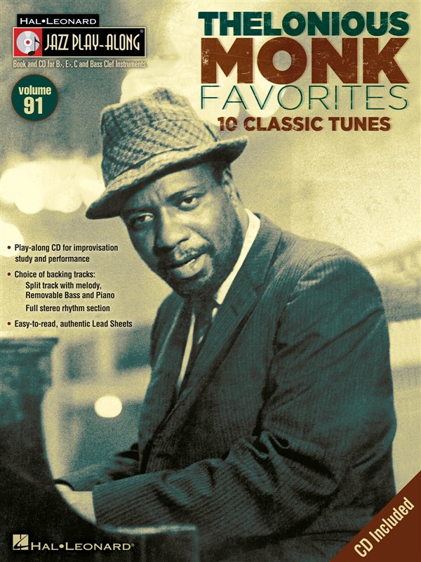 Jazz Play-Along Volume 91: Thelonious Monk Favourites