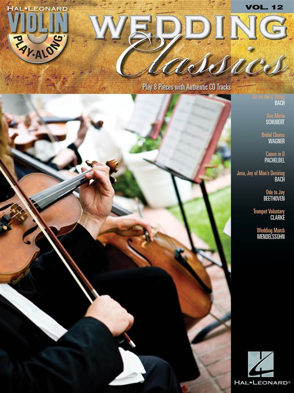 Violin Play-Along Volume 12: Wedding Classics