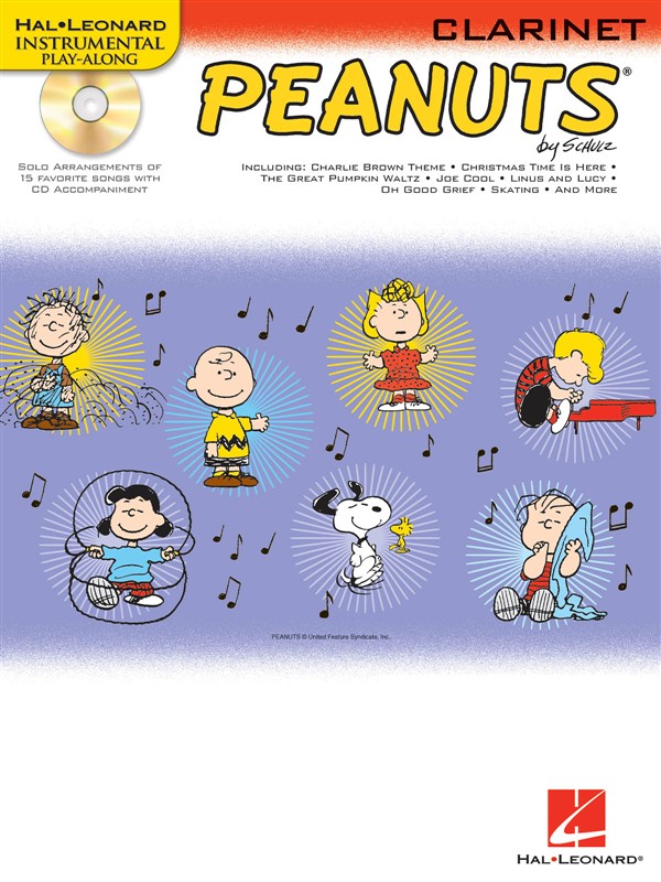 Hal Leonard Instrumental Play-Along: Peanuts (Clarinet)