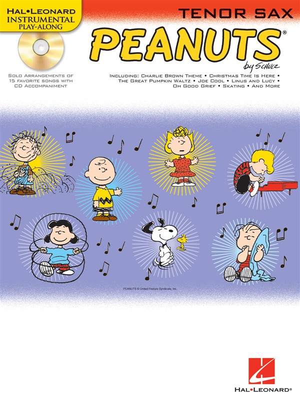 Hal Leonard Instrumental Play-Along: Peanuts (Tenor Saxophone)