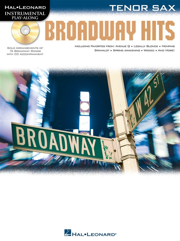 Tenor Saxophone Play-Along: Broadway Hits