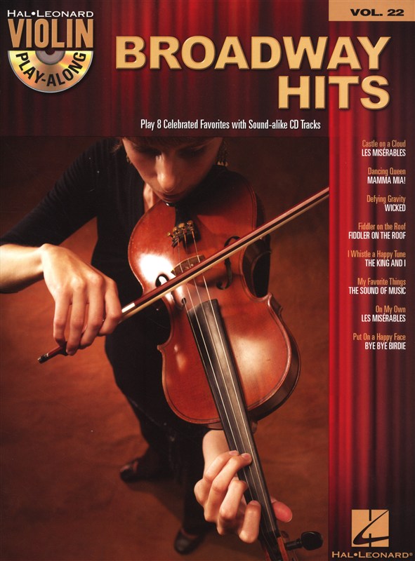 Violin Play-Along Volume 22: Broadway Hits