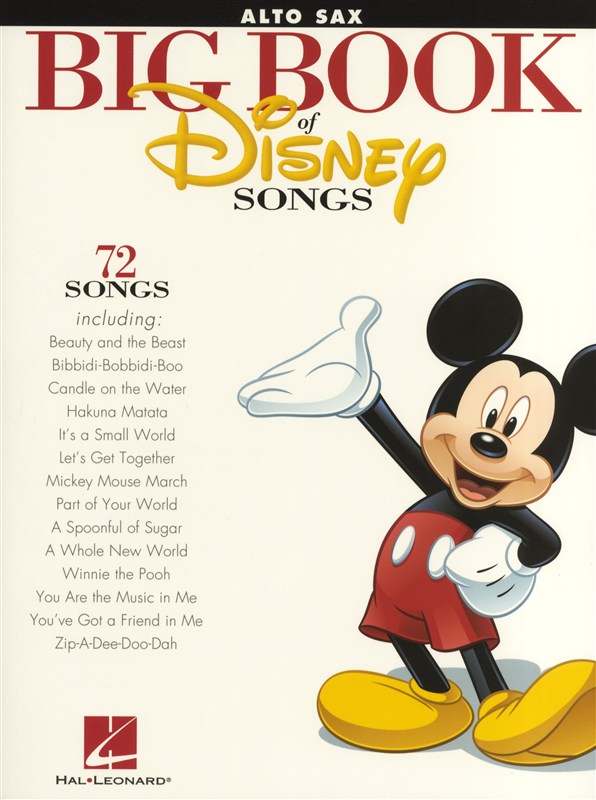 The Big Book Of Disney Songs - Alto Saxophone