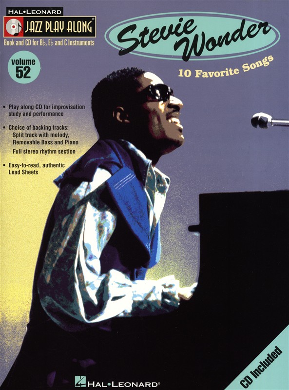 Jazz Play Along Volume 52: Stevie Wonder