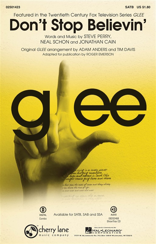 Journey: Don't Stop Believin' (Glee) - SATB