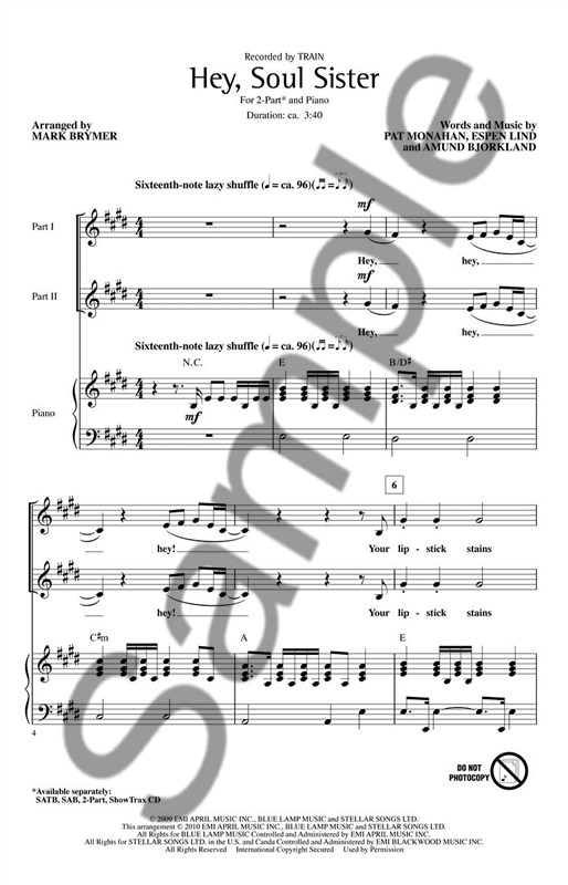 Train: Hey, Soul Sister (2-Part)
