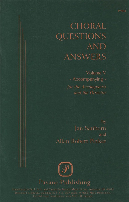 Choral Questions And Answers, Volume 5: Accompanying