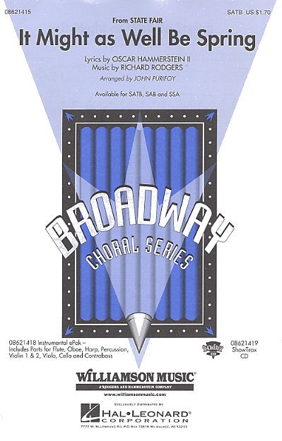 Richard Rodgers: It Might As Well Be Spring (State Fair) - SATB