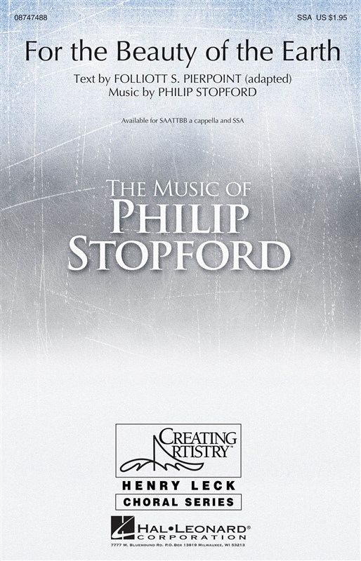 Philip Stopford: For The Beauty Of The Earth (SAATTBB A Cappella)