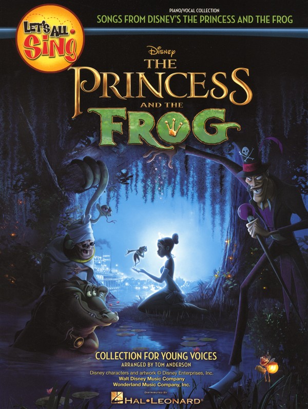Let's All Sing Songs From Disney's The Princess and the Frog - Piano/Vocal