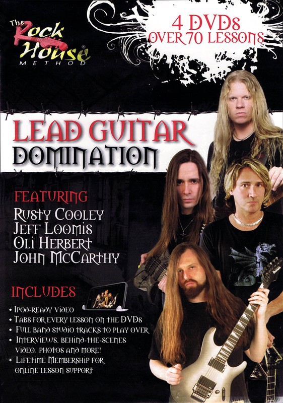 The Rock House Method: Lead Guitar Domination (4 DVD Set)