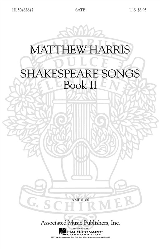 Matthew Harris: Shakespeare Songs Book 2